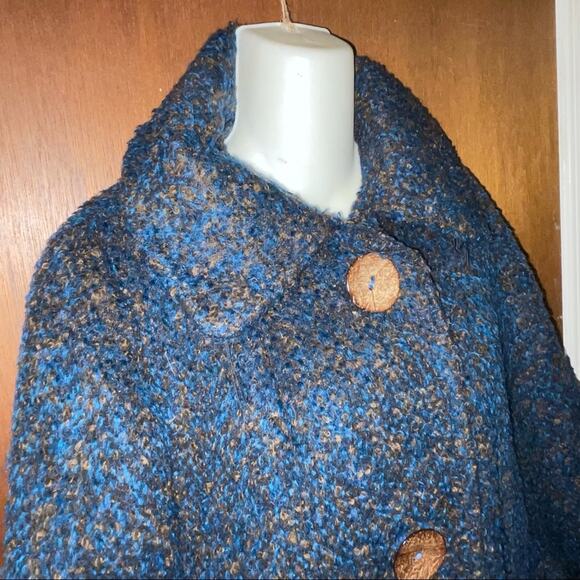 Blue 1950s Miss Maisel wool swing coat - Picture 5 of 11